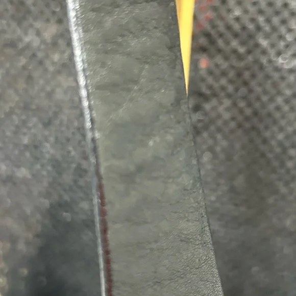 Cats (Made In Spain) Black and White Leather Bag w/Cherry Charm Approx. 13x9 x 2 - Picture 10 of 17